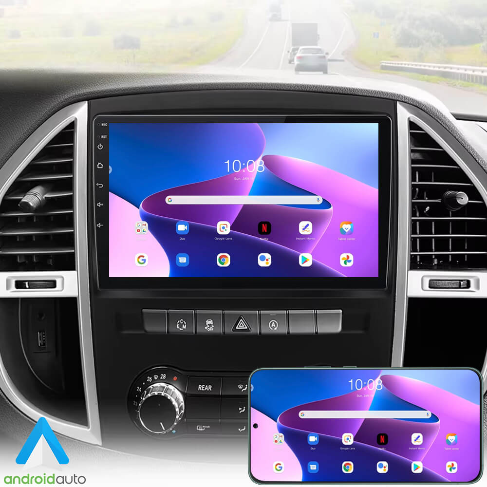 Car Stereo Mercedes Vito Android Auto - CarPlay - Image 4